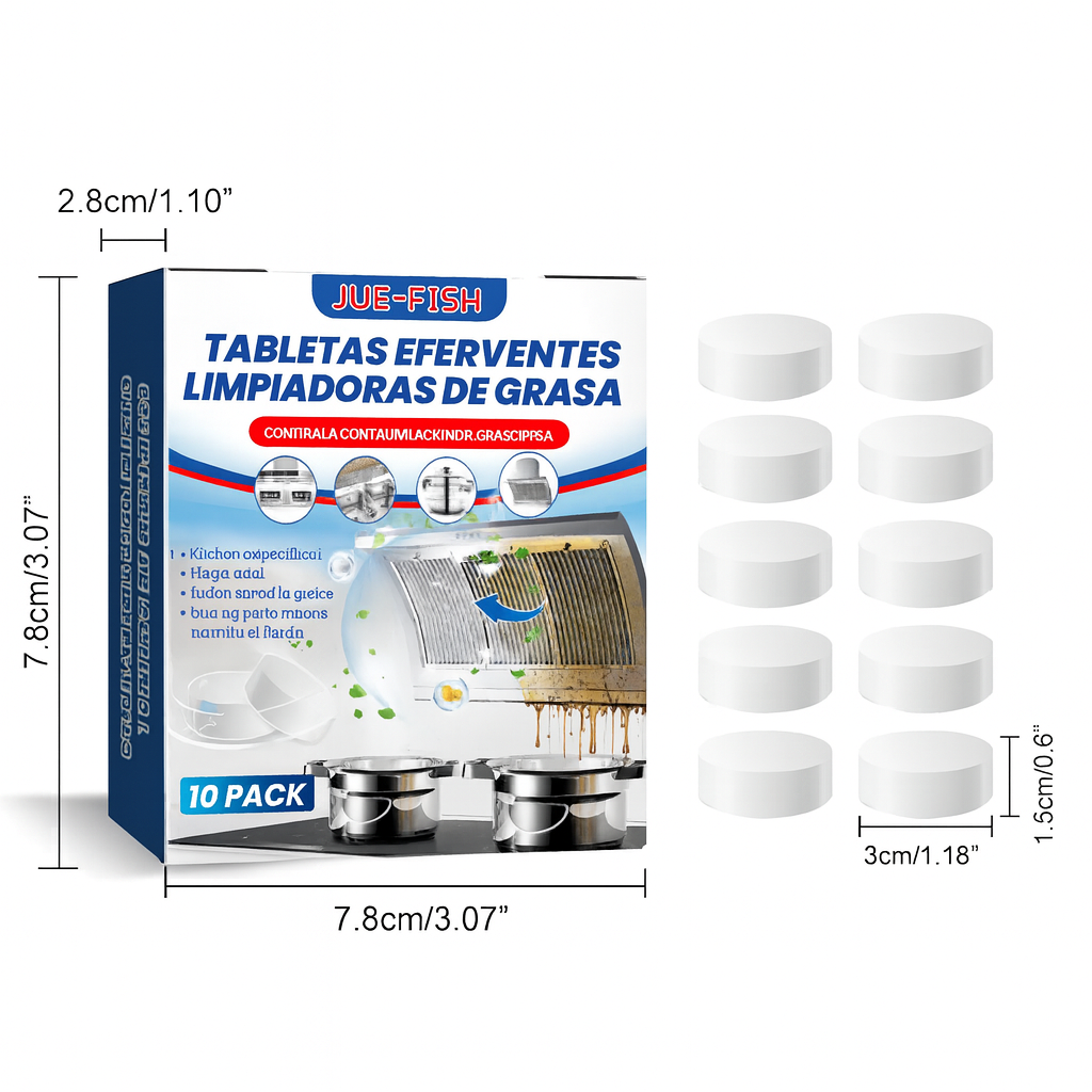 Pastilla Efervescente Para Toda Superficie