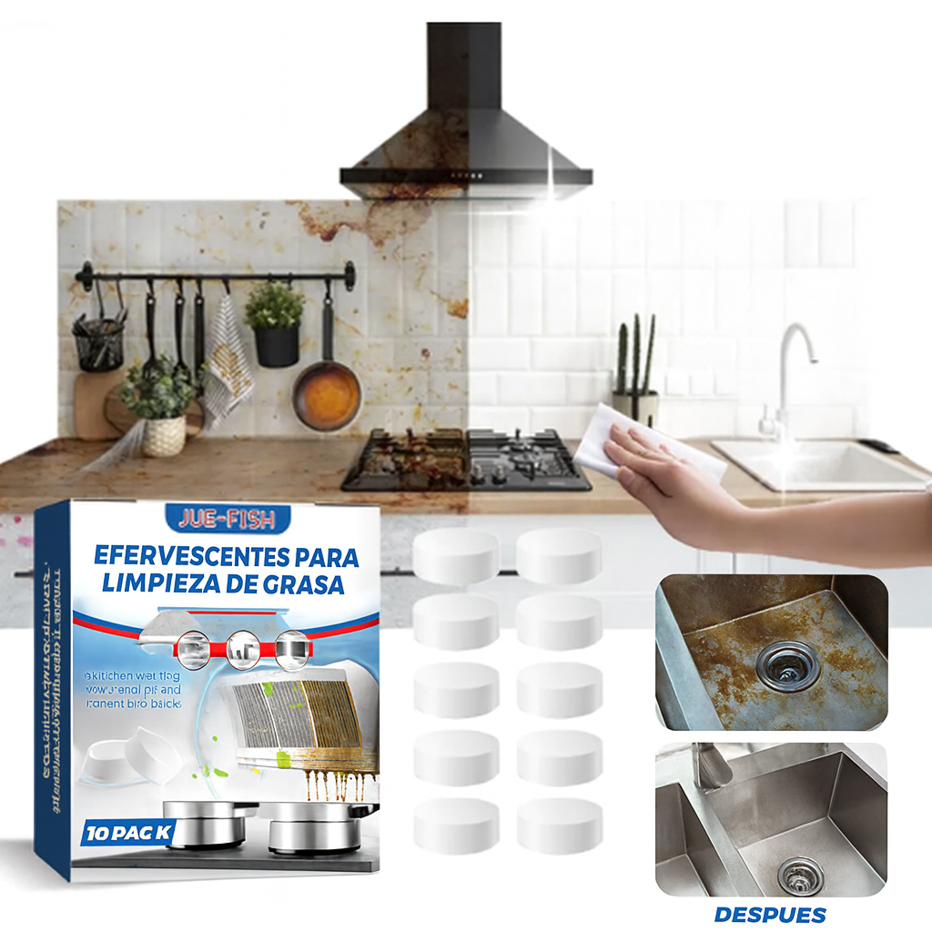 Pastilla Efervescente Para Toda Superficie